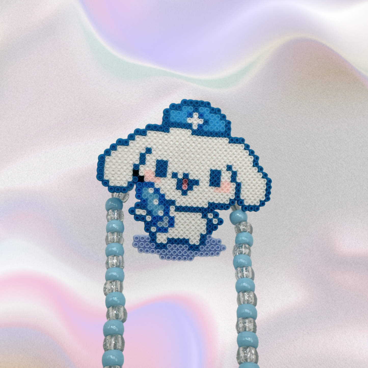 Cinnamoroll Perler Led Pacifier Necklace