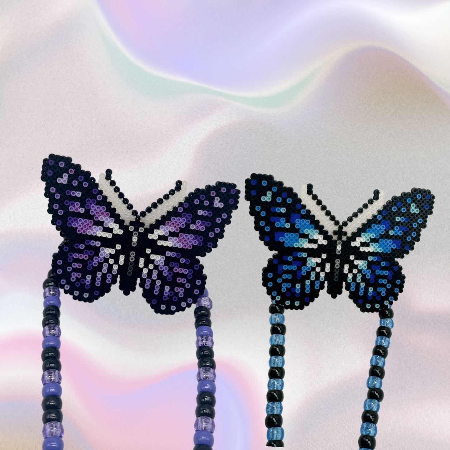 Butterfly Perler Led Pacifier Necklace