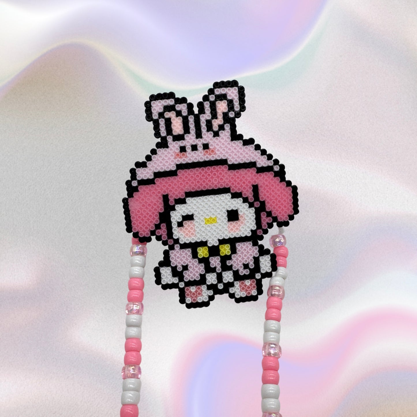My melody Perler Led Pacifier Necklace