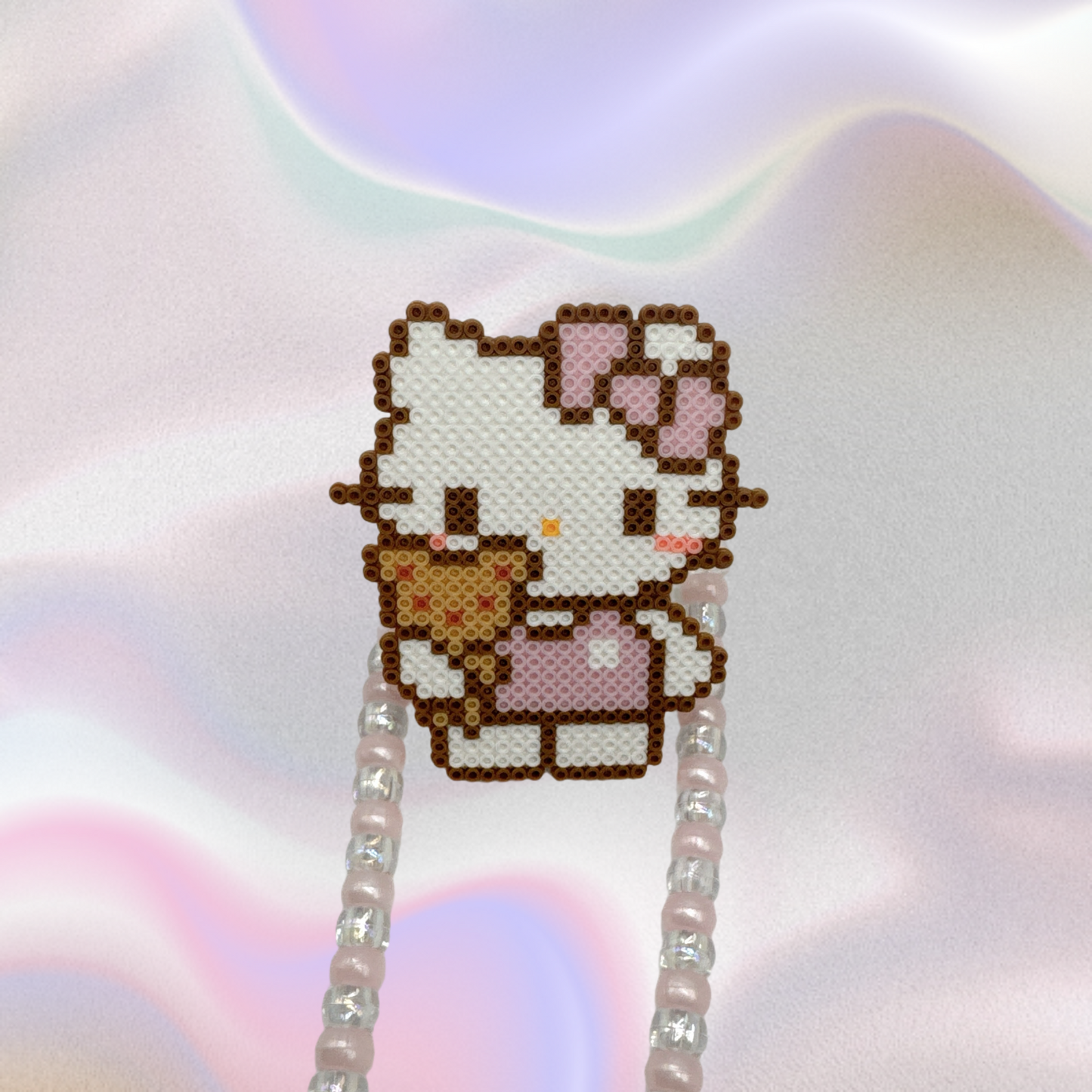 Hellokitty Perler Led Pacifier Necklace