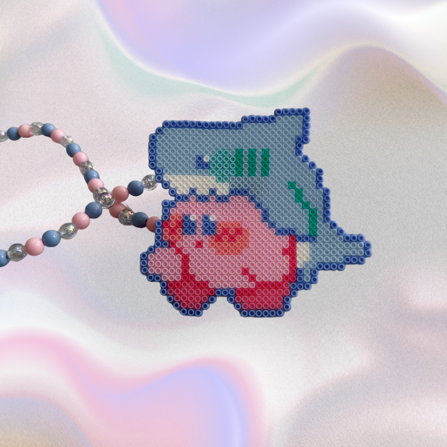 Kirby Perler Led Pacifier Necklace