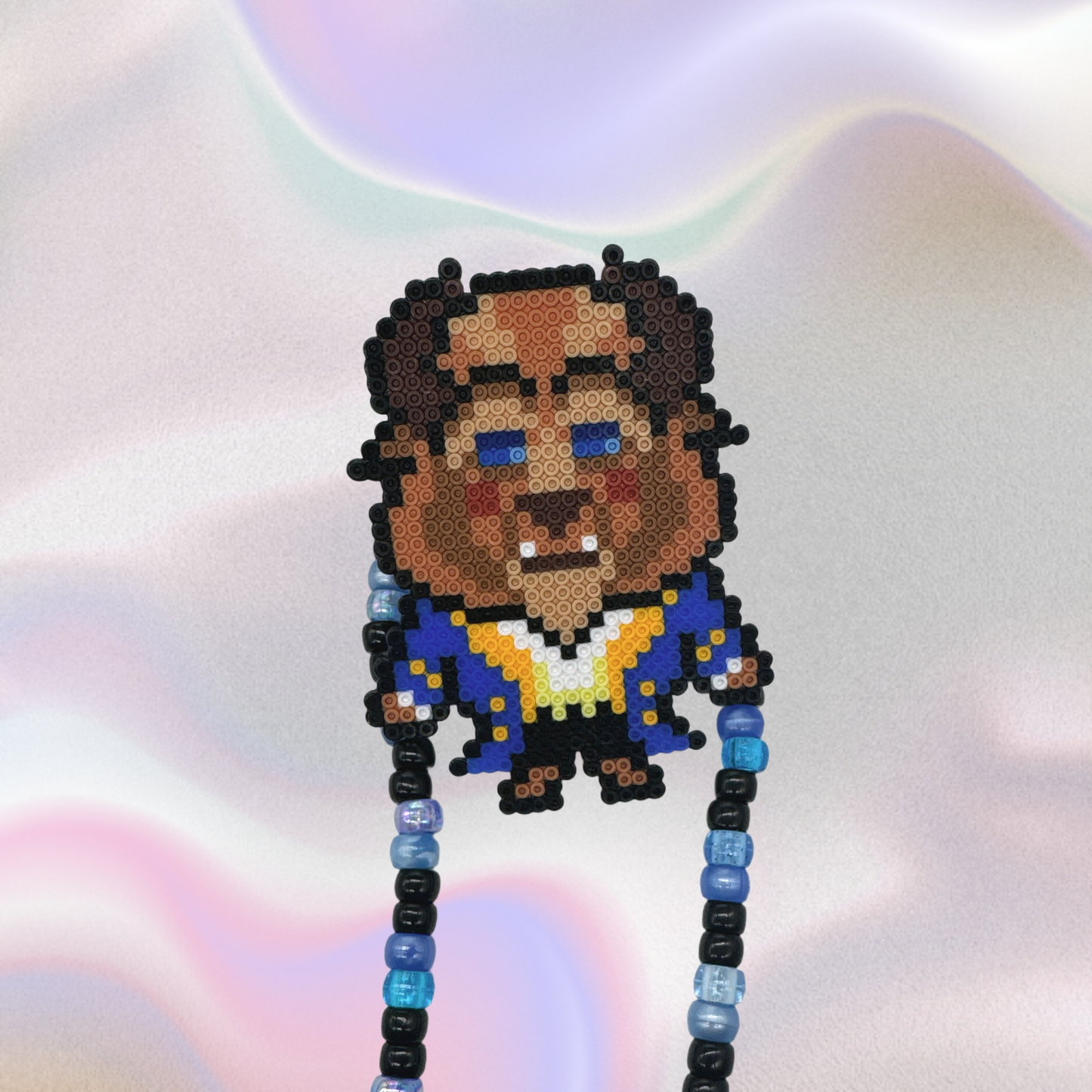 Beauty and the Beast Perler Led Pacifier Necklace