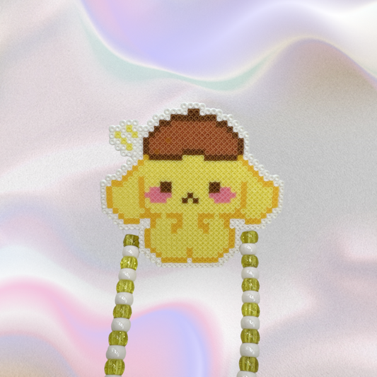 PomPom Perler Led Pacifier Necklace