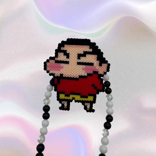 Shinchan Perler Led Pacifier Necklace