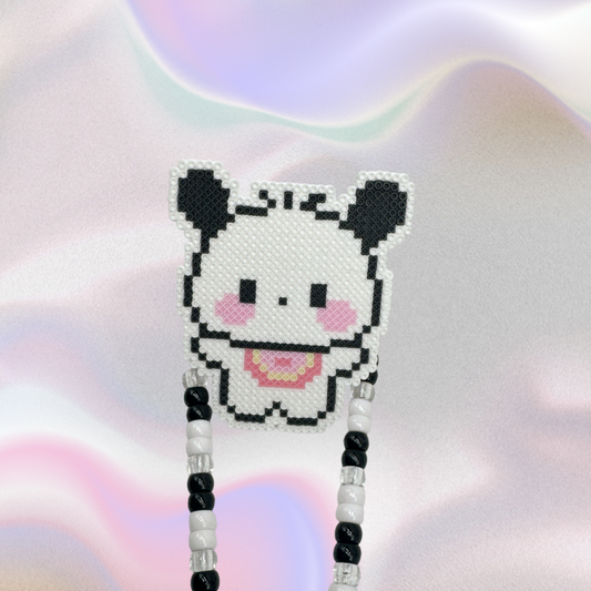 Pochacco Perler Led Pacifier Necklace