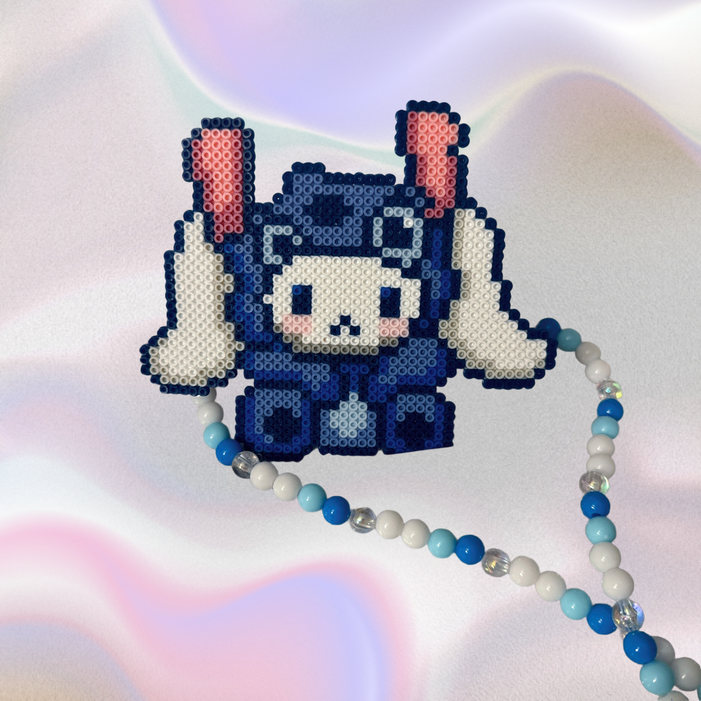 Cinnamoroll Perler Led Pacifier Necklace