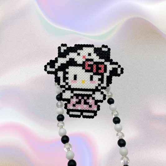 Hellokitty Perler Led Pacifier Necklace