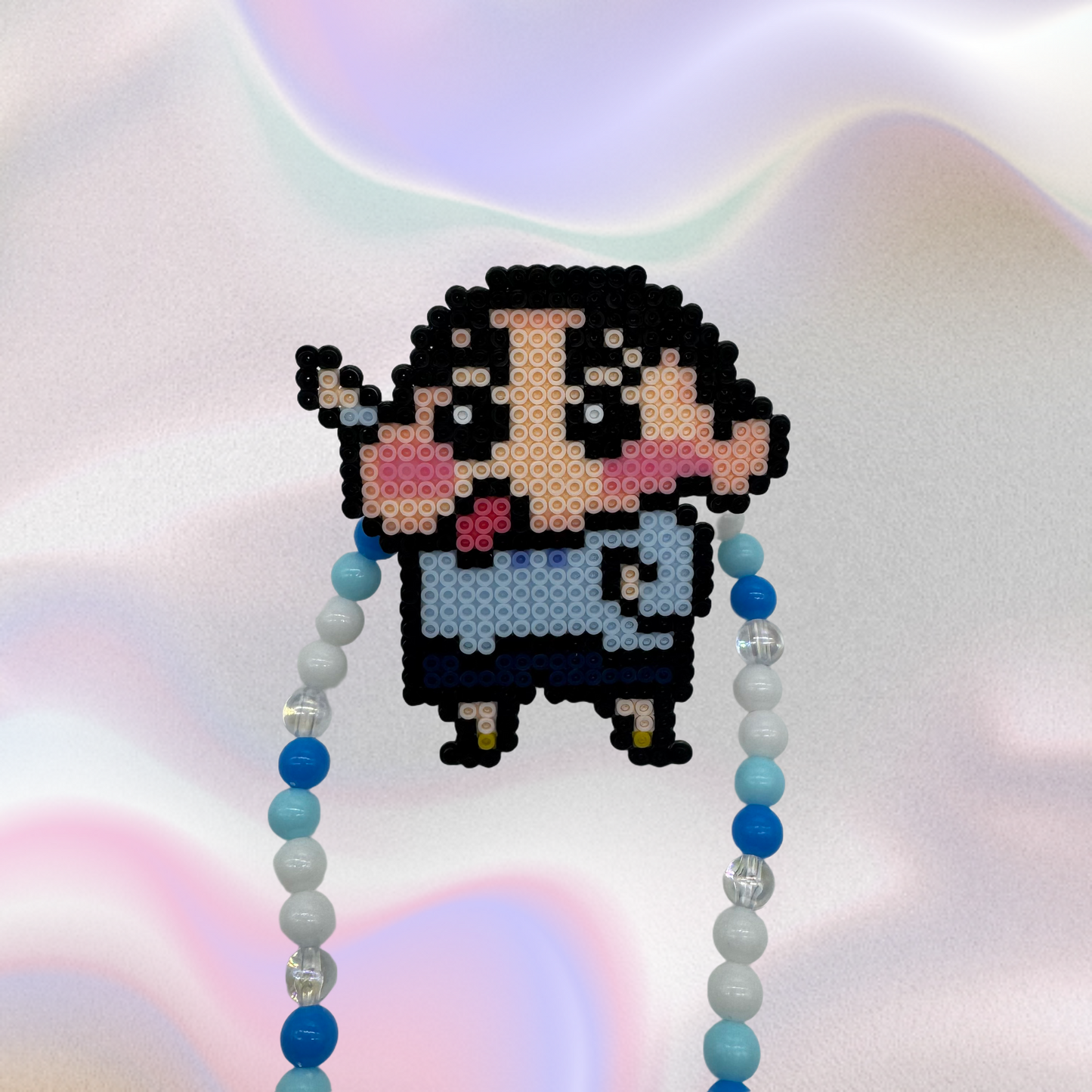 Shinchan Perler Led Pacifier Necklace