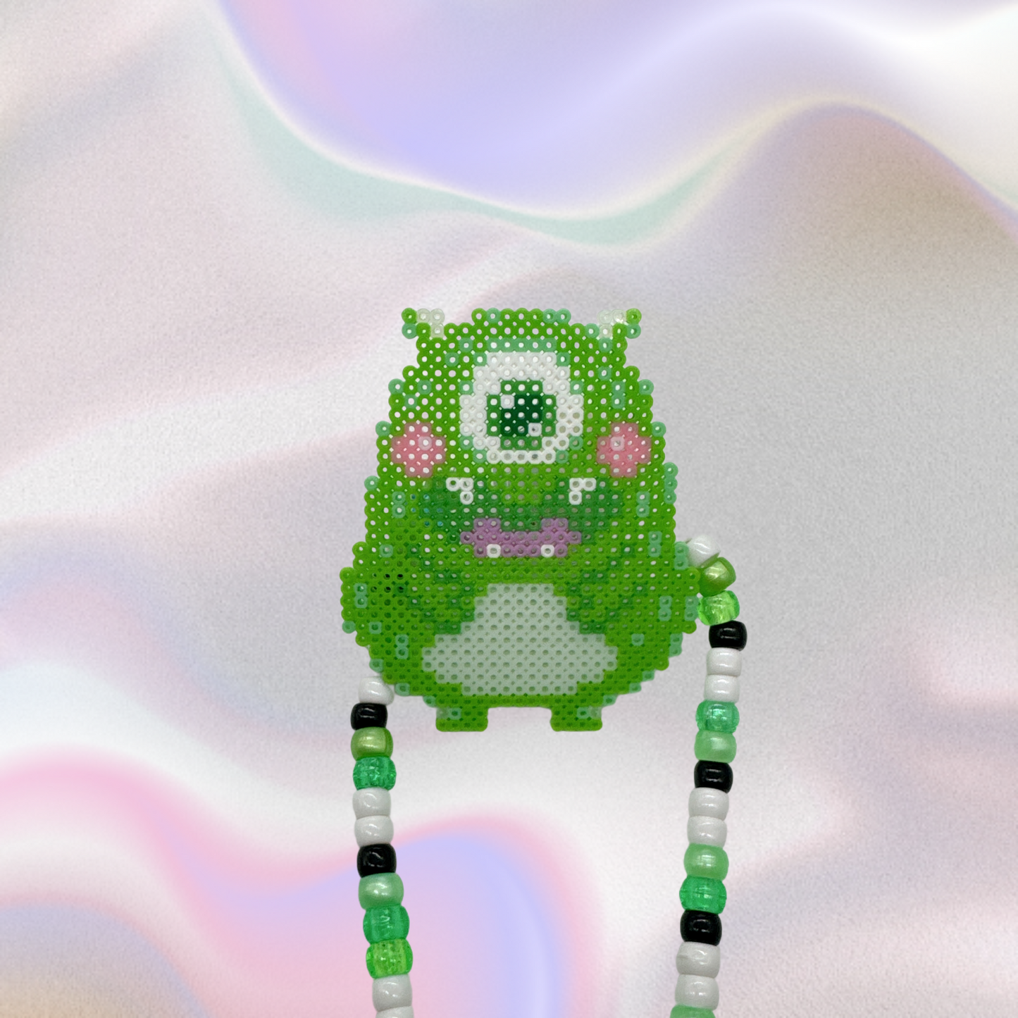 Monster Perler Led Pacifier Necklace