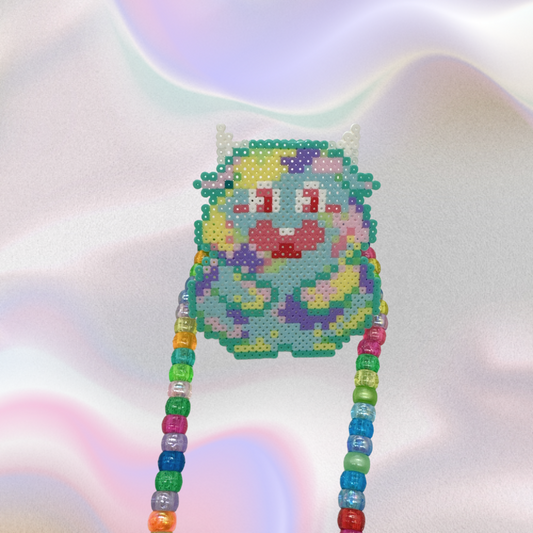 Monster Perler Led Pacifier Necklace