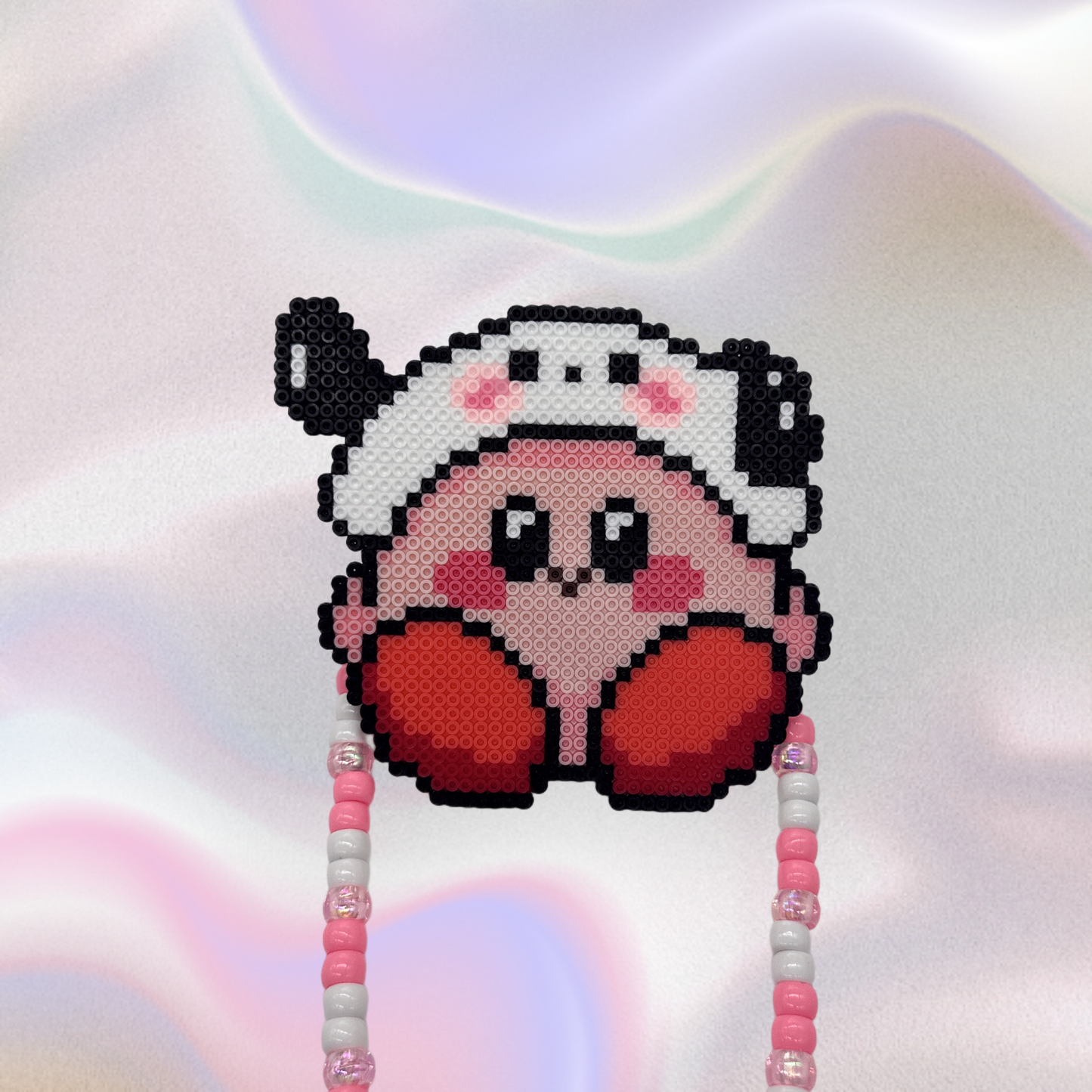 Kirby Perler Led Pacifier Necklace
