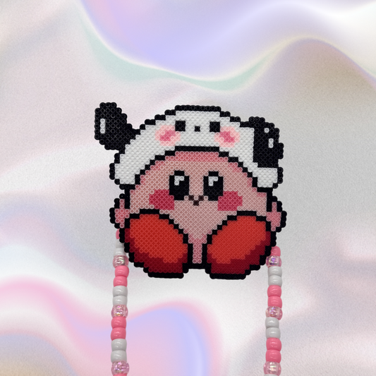 Kirby Perler Led Pacifier Necklace