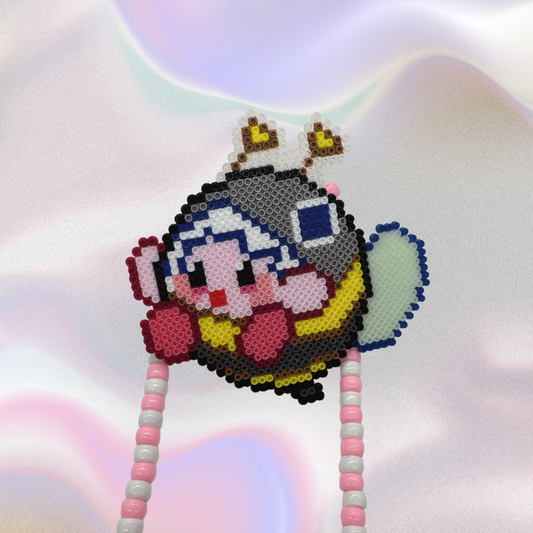 Kirby Perler Led Pacifier Necklace|Beaded Jewelry Rave Outfit EDM Festivals