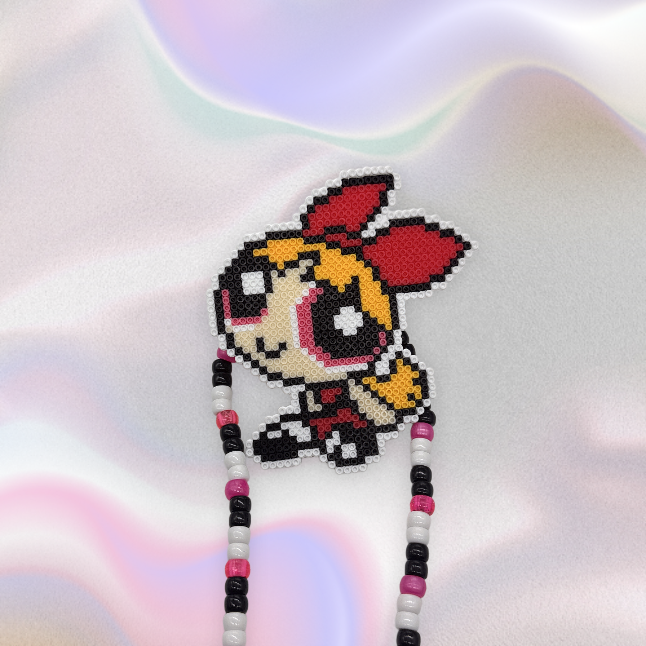 Powerpuff Girls Perler Led Pacifier Necklace